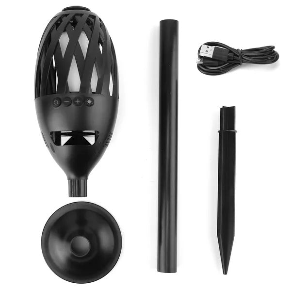 Wireless LED Flame Torch Speakers Waterproof