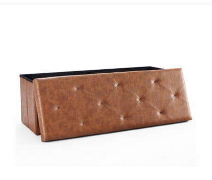 Foldable Storage Ottoman Bench