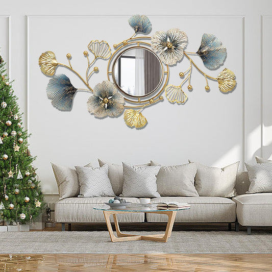 Large Leaf Wall Mirror