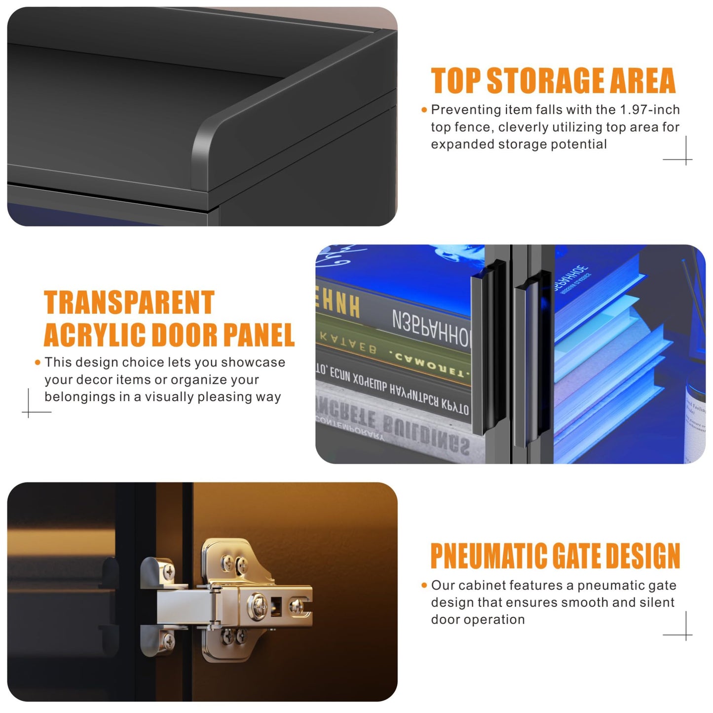Display Cabinet with LED Lights