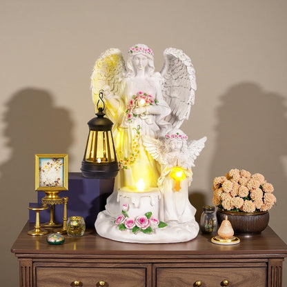 Outdoor Solar Lights Angel Statue