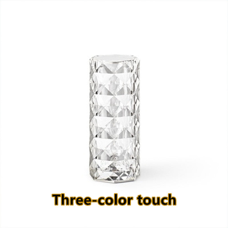 Touch Dimming Crystal USB Lamp