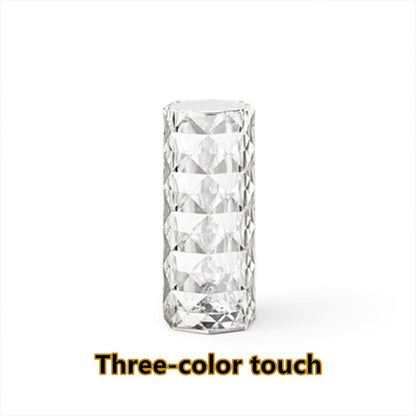 Touch Dimming Crystal USB Lamp