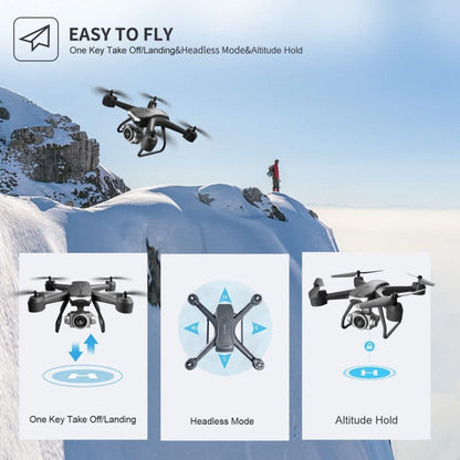 6K HD Dual Camera Wifi FPV Portable RC Quadcopter Drone