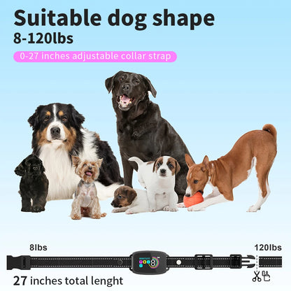 Smart Automatic Anti Barking Dog Collar Rechargeable