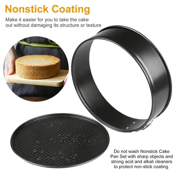Non Stick Springform Cake Pan Leakproof 9in 10in 11in