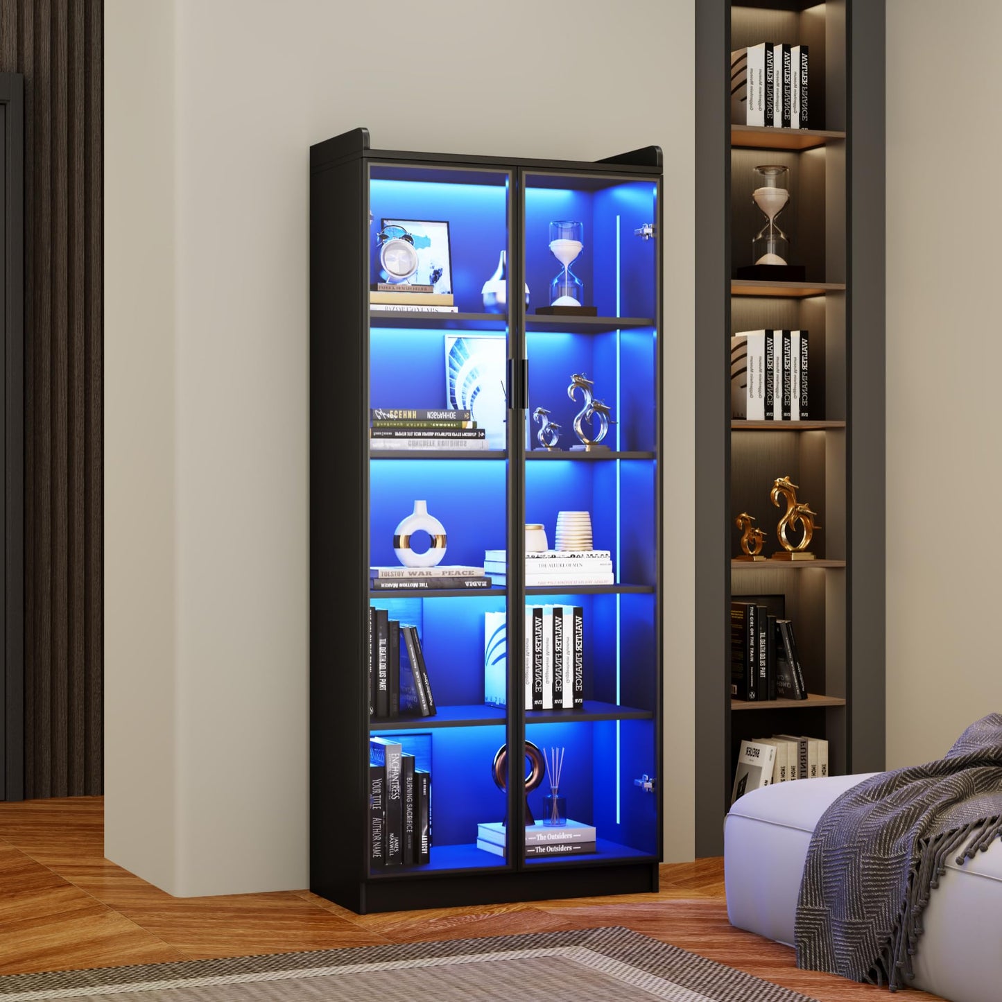Display Cabinet with LED Lights