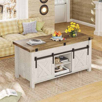 4-In-1 Lift-Top Coffee Table with Storage