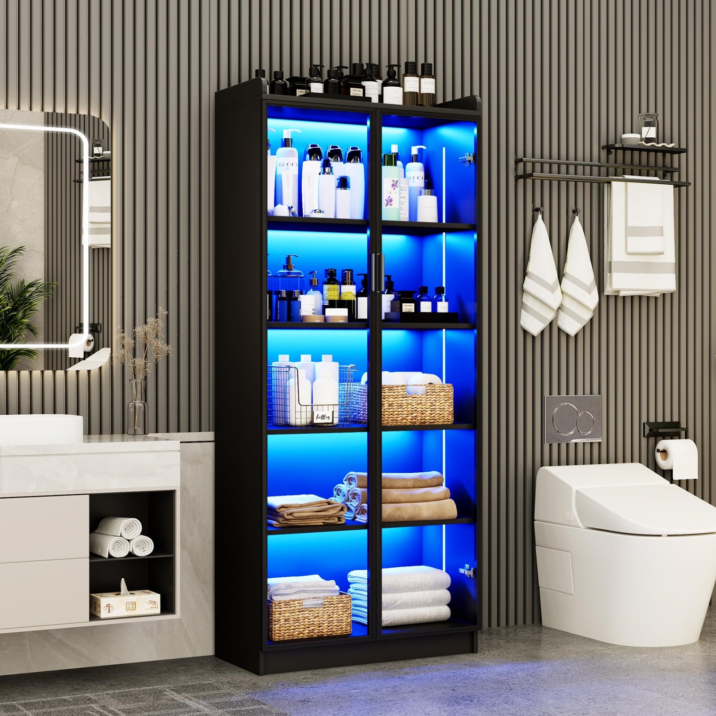 Display Cabinet with LED Lights