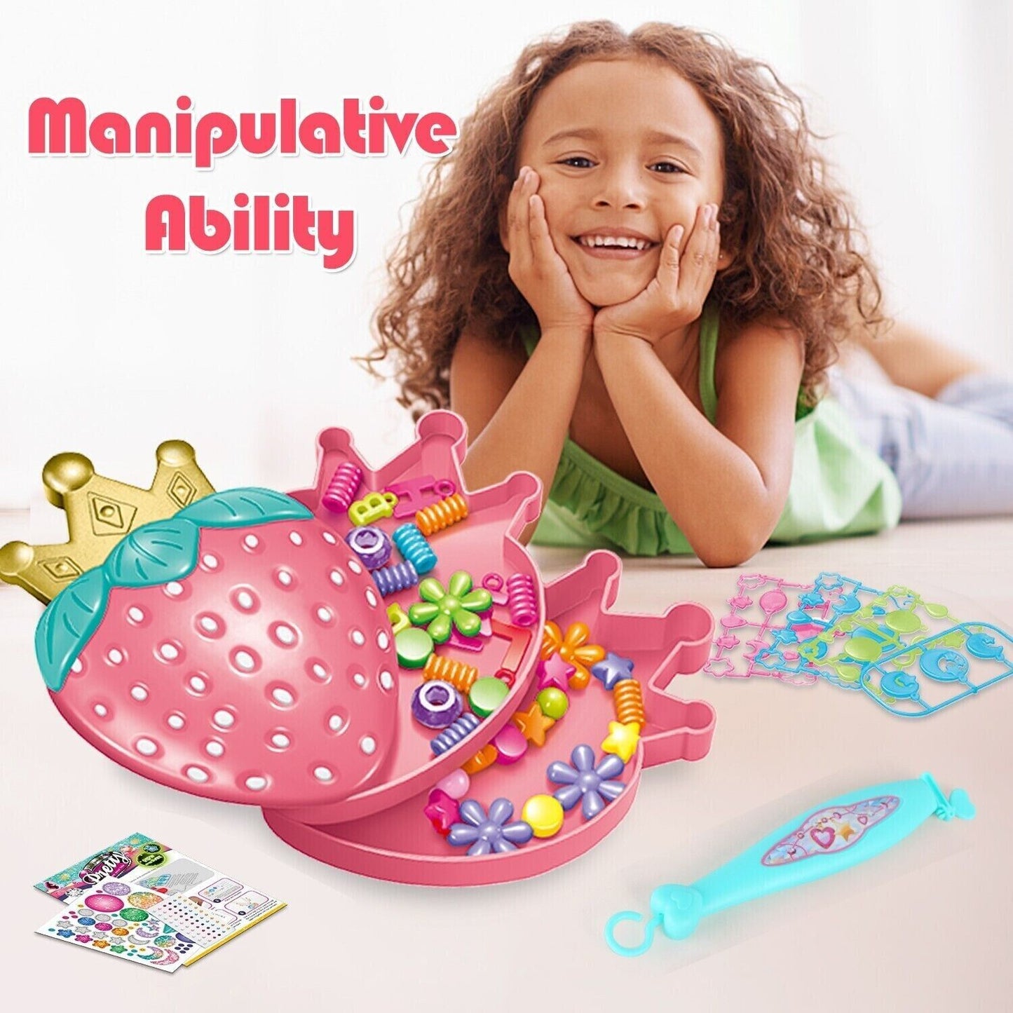 DIY Craft Kit, Jewelry Design, Necklace, Bead Toy