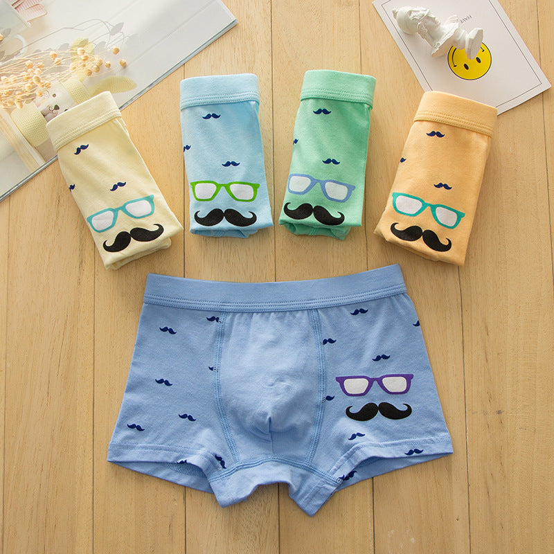 AliExpress Amazon children's underwear boys cartoon dinosaur cotton student baby boy boxer briefs