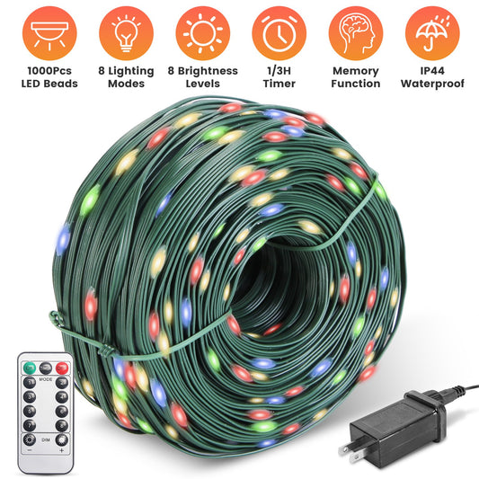 330FT String Outdoor Christmas Lights Decoration with Remote