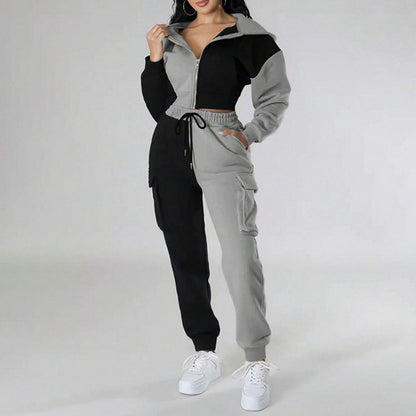 Women's Color Block 2 Piece Set