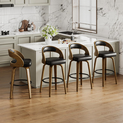 Set of 2 Swivel Bar Stools