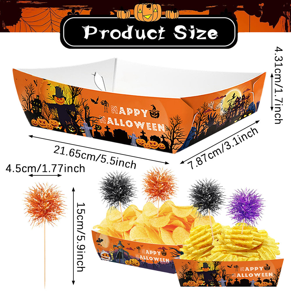 72 Pcs Halloween Party Supplies
