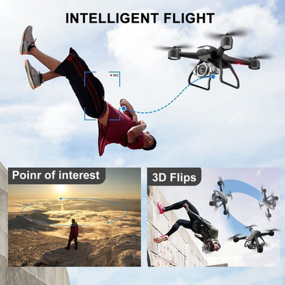 6K HD Dual Camera Wifi FPV Portable RC Quadcopter Drone