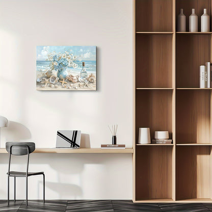 1 Piece Framed Wooden Canvas Painting