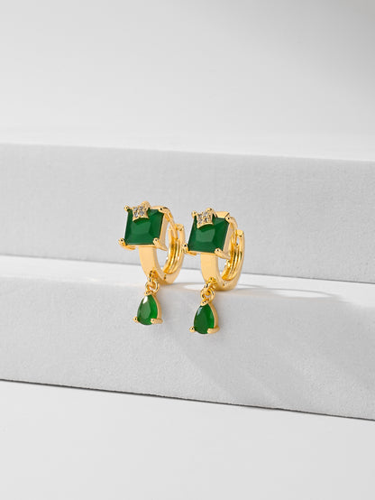 Popular Fashion Earrings Copper-plated Gold