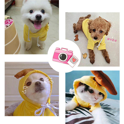 Dog Clothes For Small Dogs Hoodies Winter Warm Fleece Pet Clothing Costumes