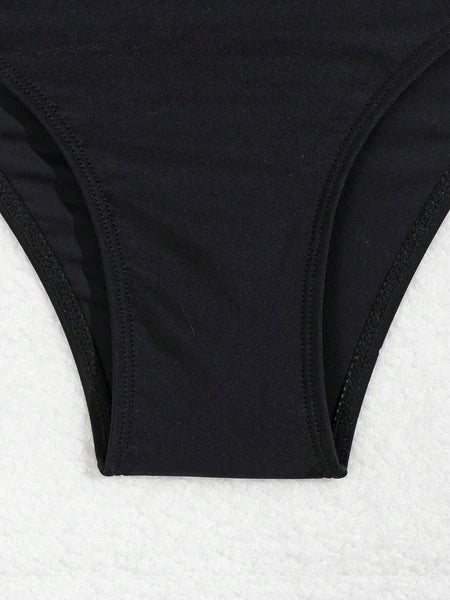 Women's Black 2Pc Bikini Swimwear