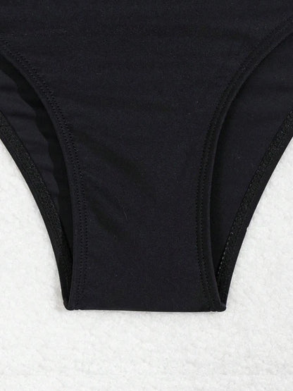 Women's Black 2Pc Bikini Swimwear