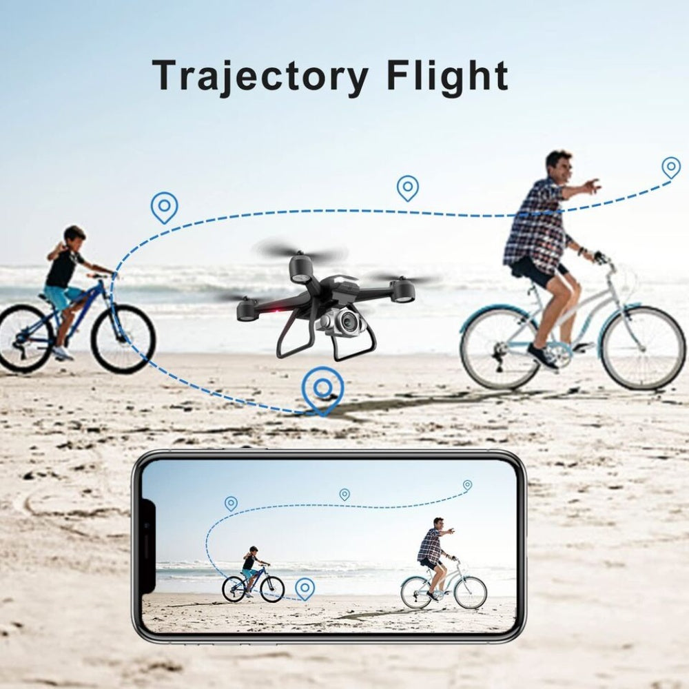 6K HD Dual Camera Wifi FPV Portable RC Quadcopter Drone