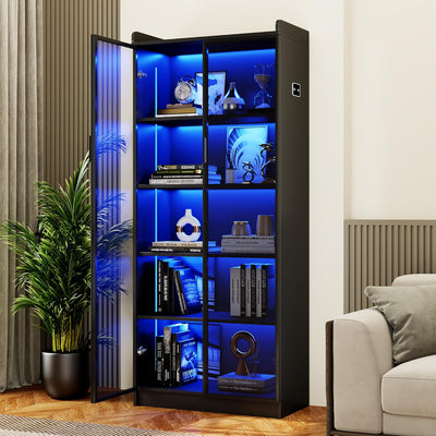 Display Cabinet with LED Lights