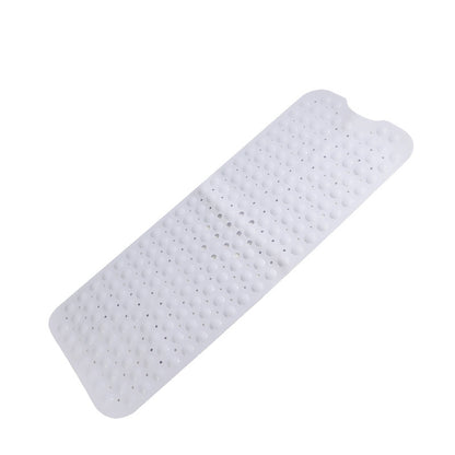 Blue Bathroom Non-Slip Bath Tub Mat With Suction Cup