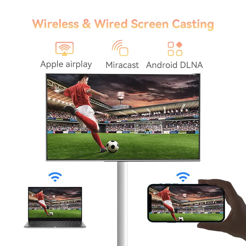 21.5 Inch Smart Android TV Portable Touch Screen LCD Monitors