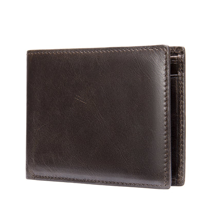 Men Bifold Wallet Credit Card Holder With Money Clip Slim Rfid Blocking