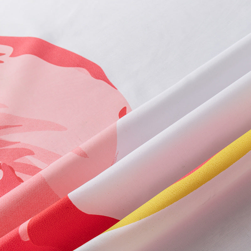Shower Curtains Bathroom Tropical Leaves Plant