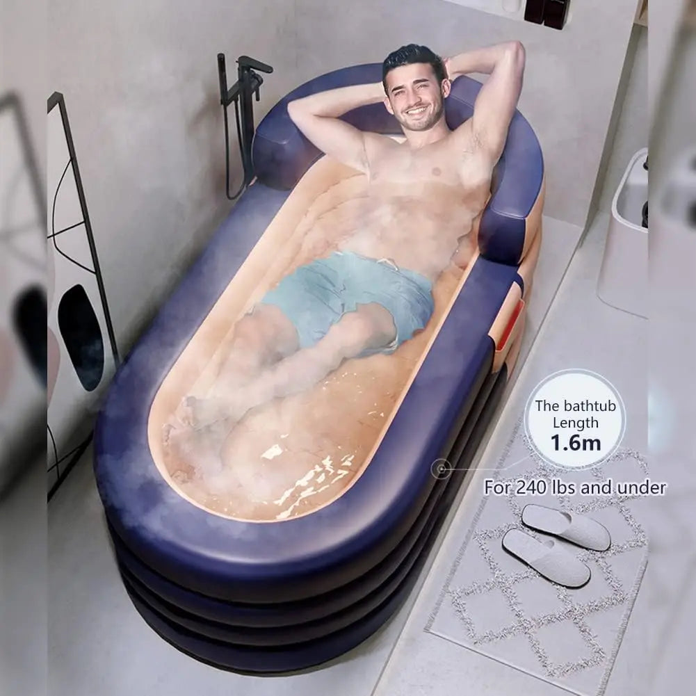 Outdoor Spa Portable Bathtub Foldable Inflatable Bath Tube