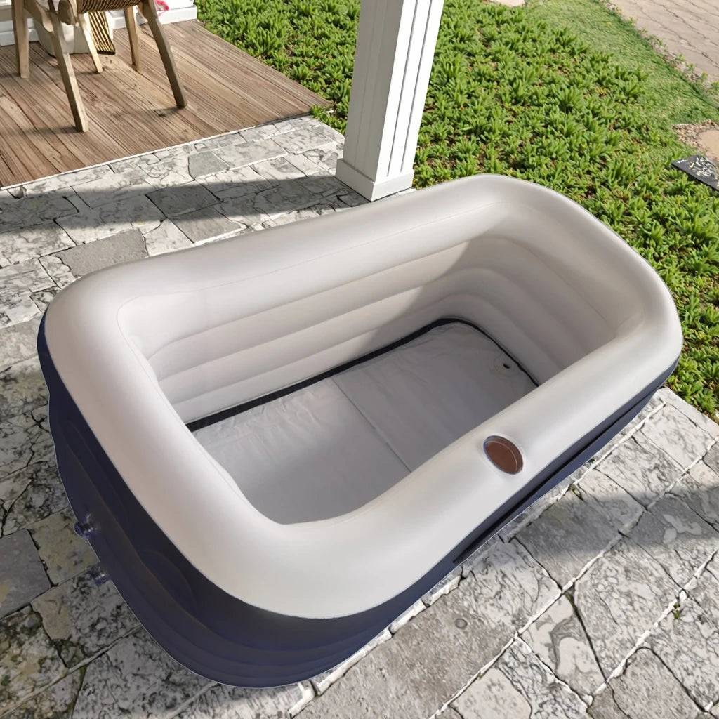 Foldable Bath Tub Adult Outdoor Portable Plastic Inflatable Bath Tub