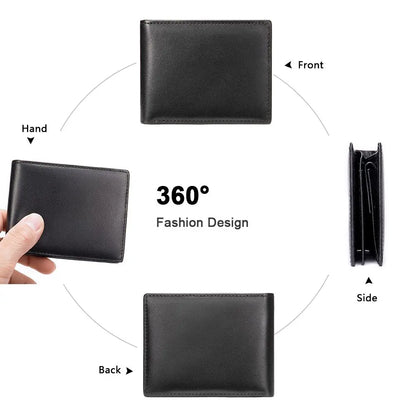 Men Bifold Wallet Credit Card Holder With Money Clip Slim Rfid Blocking