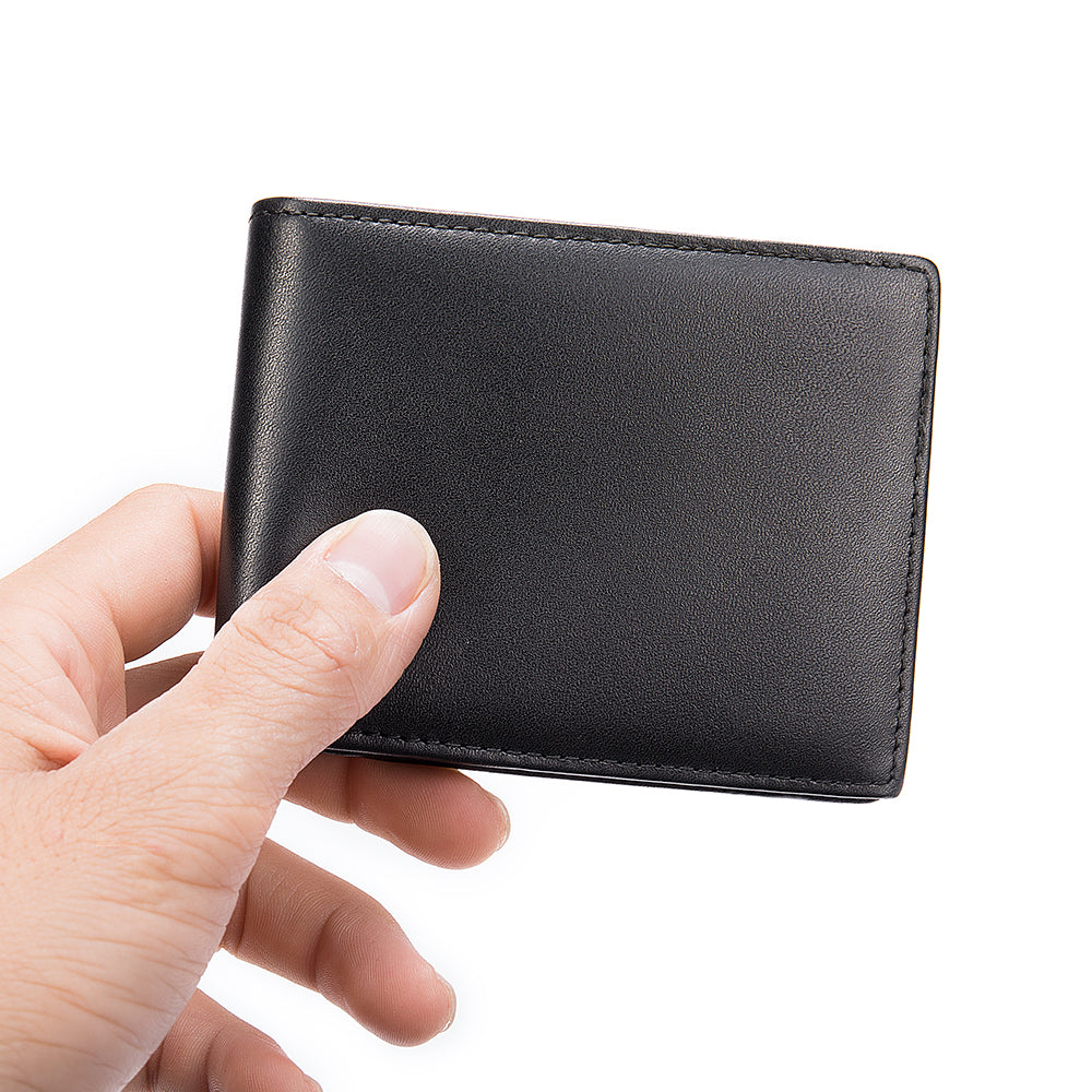 Men Bifold Wallet Credit Card Holder With Money Clip Slim Rfid Blocking