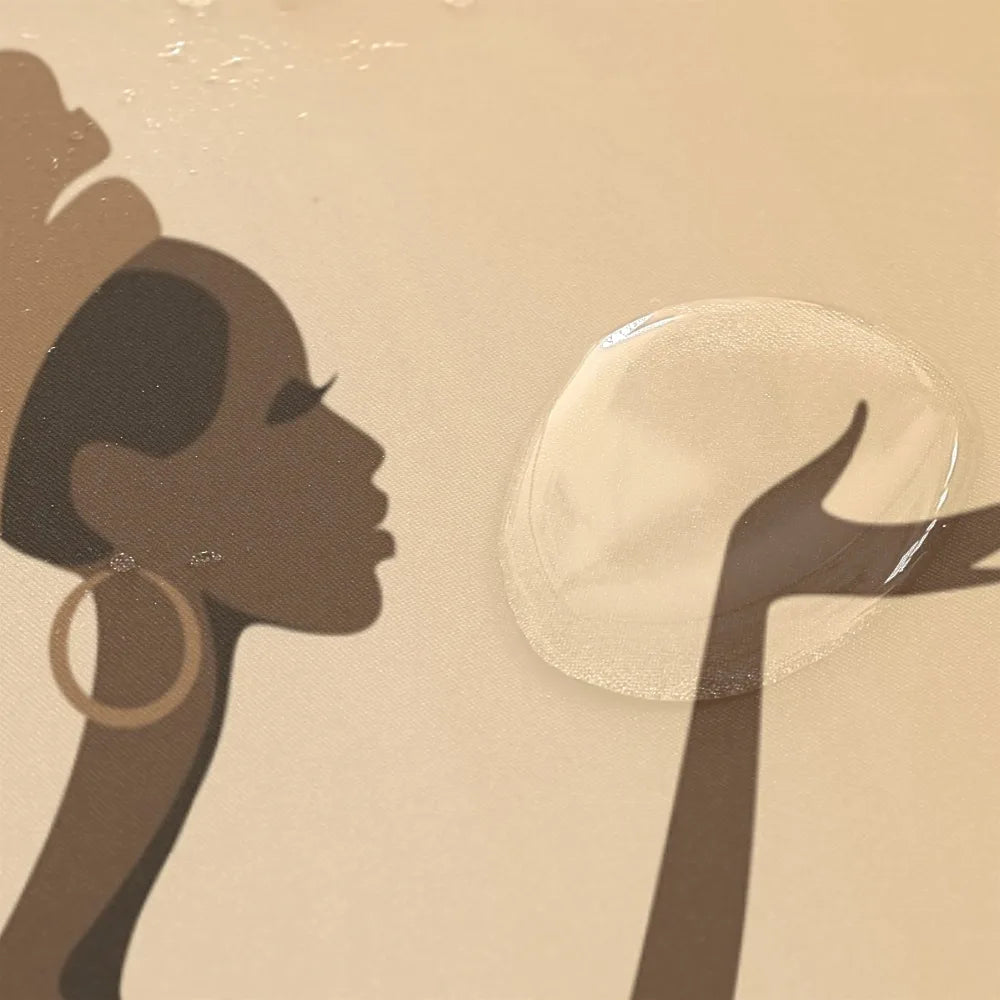 African Women Waterproof Shower Curtain