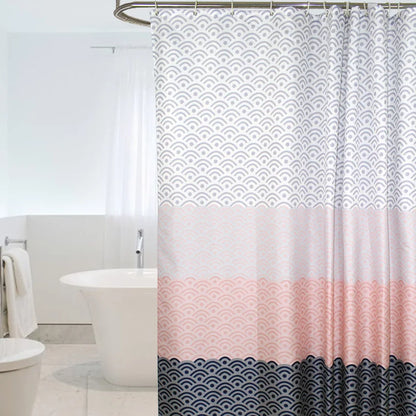 Shower Curtain Geometric Color Nordic