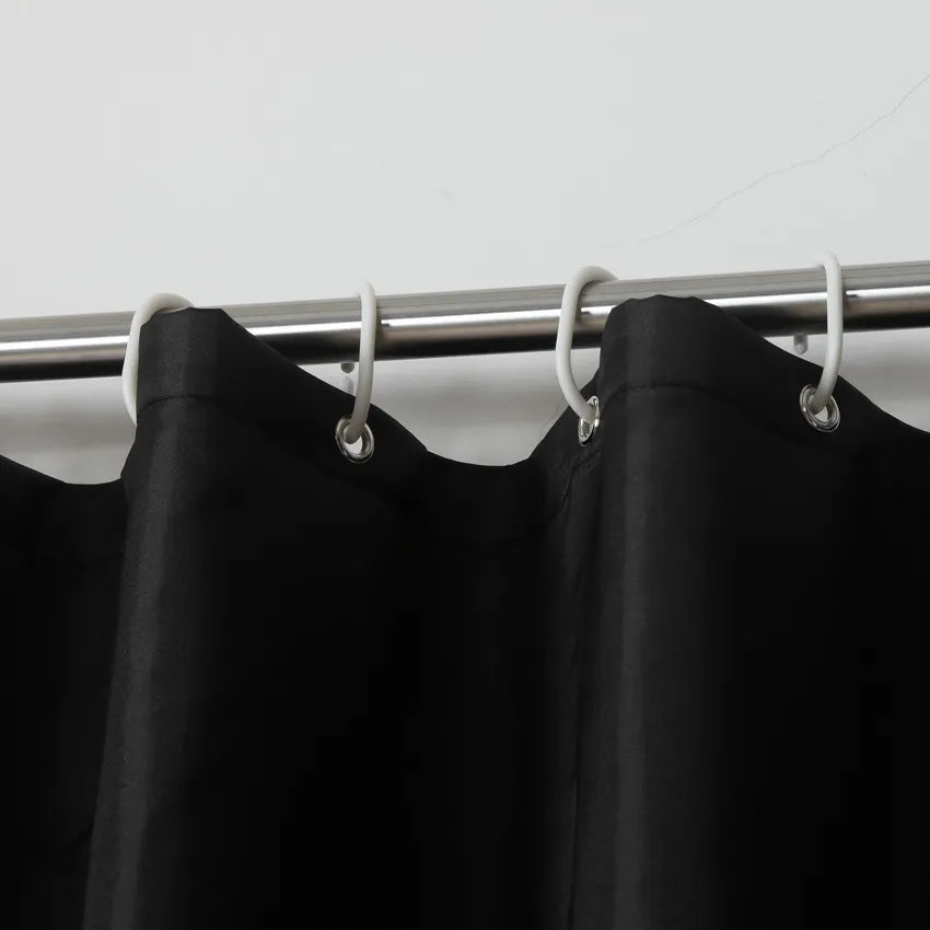 Modern Black Waterproof Shower Curtains