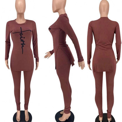 2 Piece Pants Set for Women