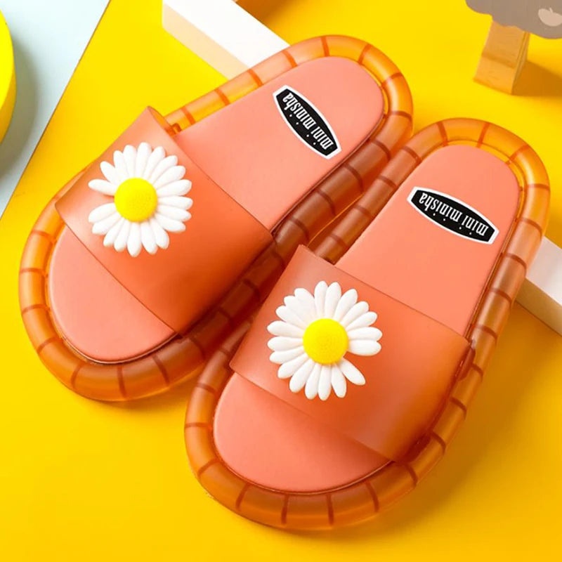 Kids Slippers Boys Girls Slippers Cute Cartoon Jelly Shoes Led Light Up Shoes Flower Girls Boys Sandals Boys Shoes Girls Shoes