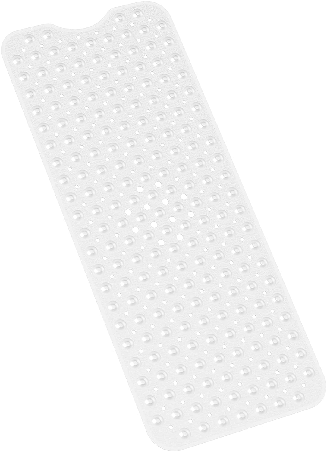 Blue Bathroom Non-Slip Bath Tub Mat With Suction Cup