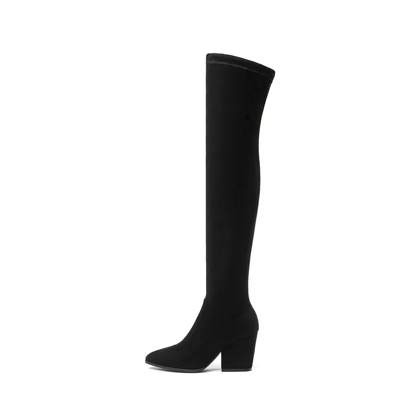 Women Over the Knee High Boots with Heels