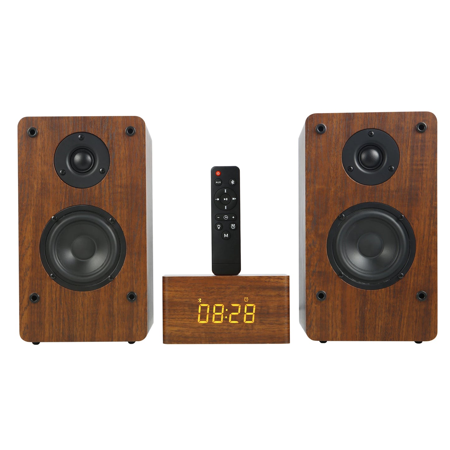 Wooden 200W 6.5 Inch Two-Way Bluetooth High Power Surround  Sound