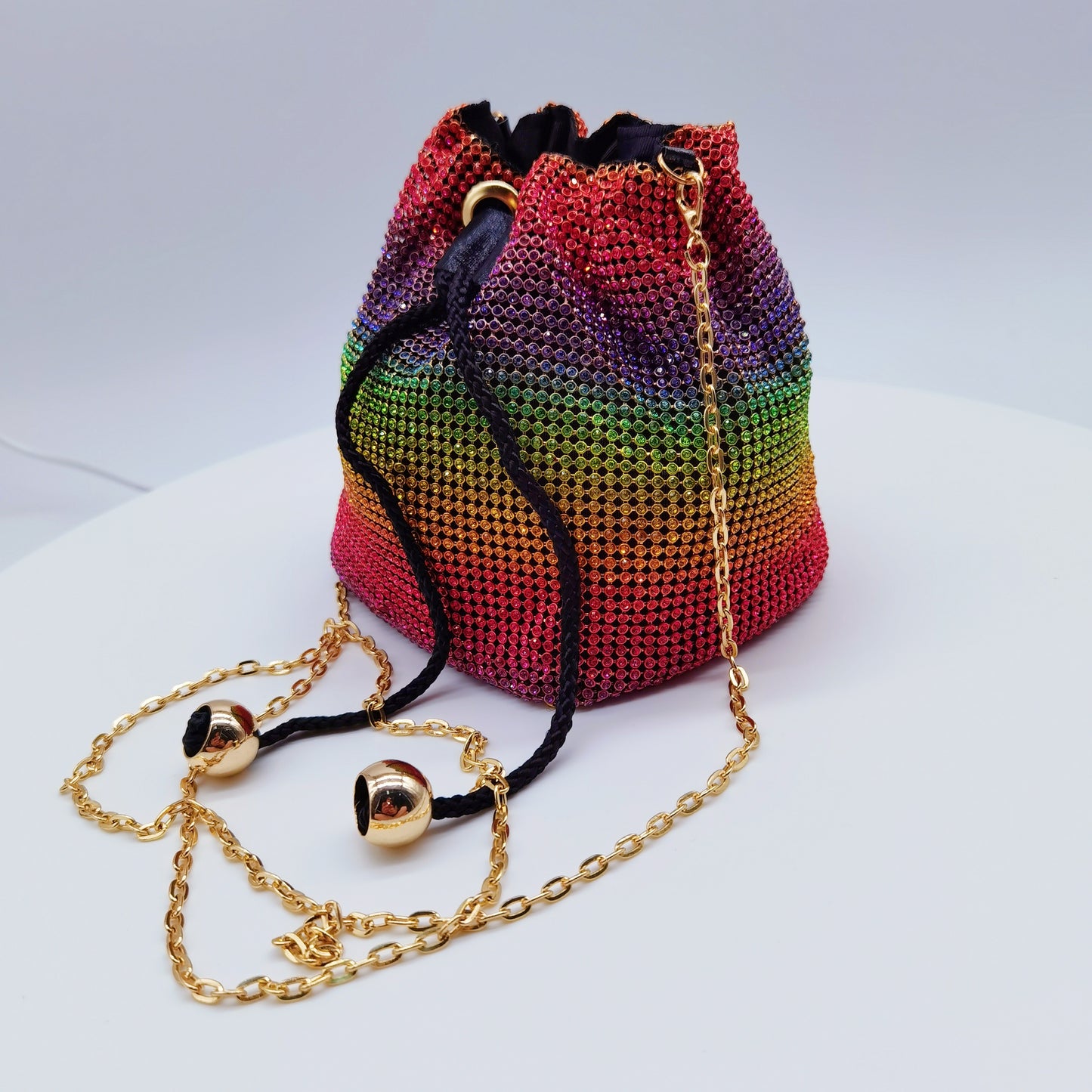 Round Bags Bling Money Purse Snakeskin