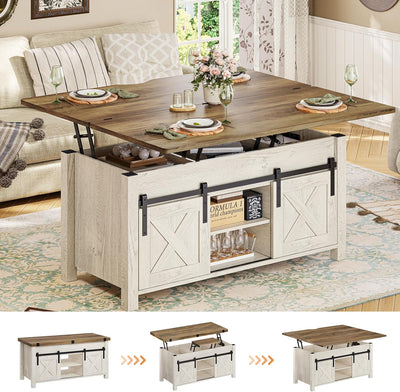 Lift-Top Coffee Table with Storage