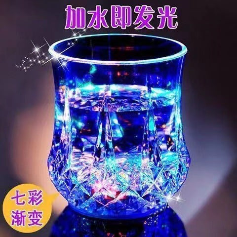 Luminous Pineapple Cup Beer Mug Bar Colorful Luminous Cup Sensor Light Creative Luminous Cup Cross-border E-commerce Hot Sale