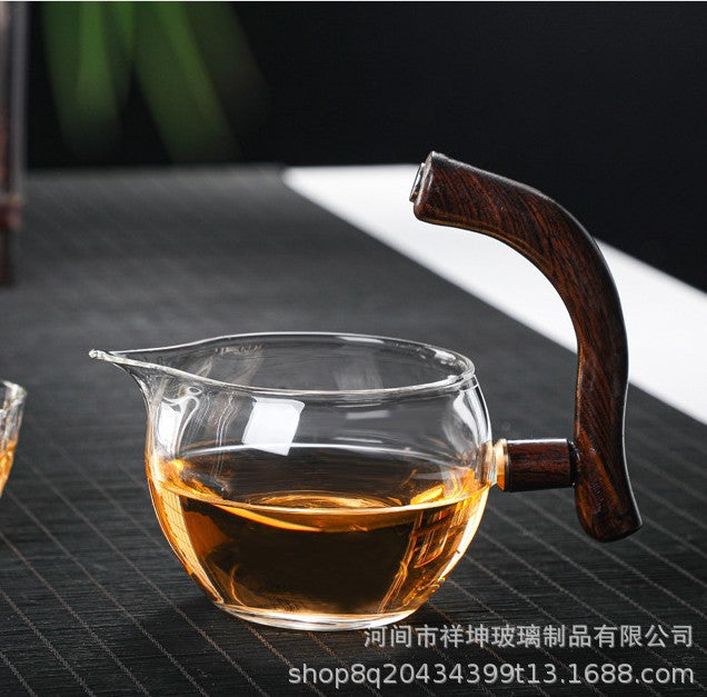 Semi-automatic glass tea set set lazy tea set lazy tea maker office glass all-in-one tea maker