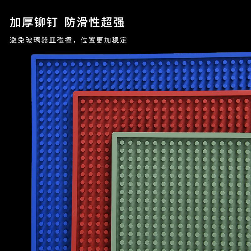 Factory direct sales bar mats non-slip mats desktop bar mats insulation bowl mats kitchen sink mats drain mats