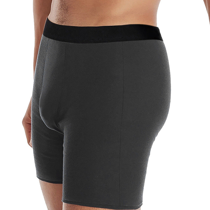 Cross-border seamless anti-scrotal moisture men's underwear modal European and American sports boxer briefs breathable antibacterial men's underwear