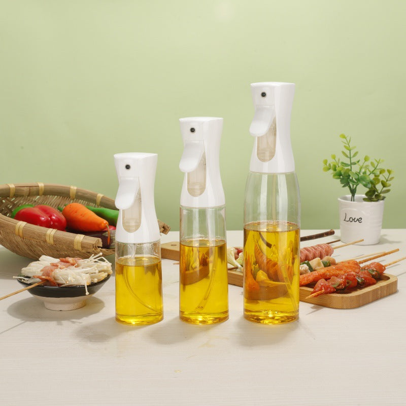 Cross-border high pressure oil spray bottle outdoor barbecue air fryer oil spray pot atomizing press type mist oil spray tank